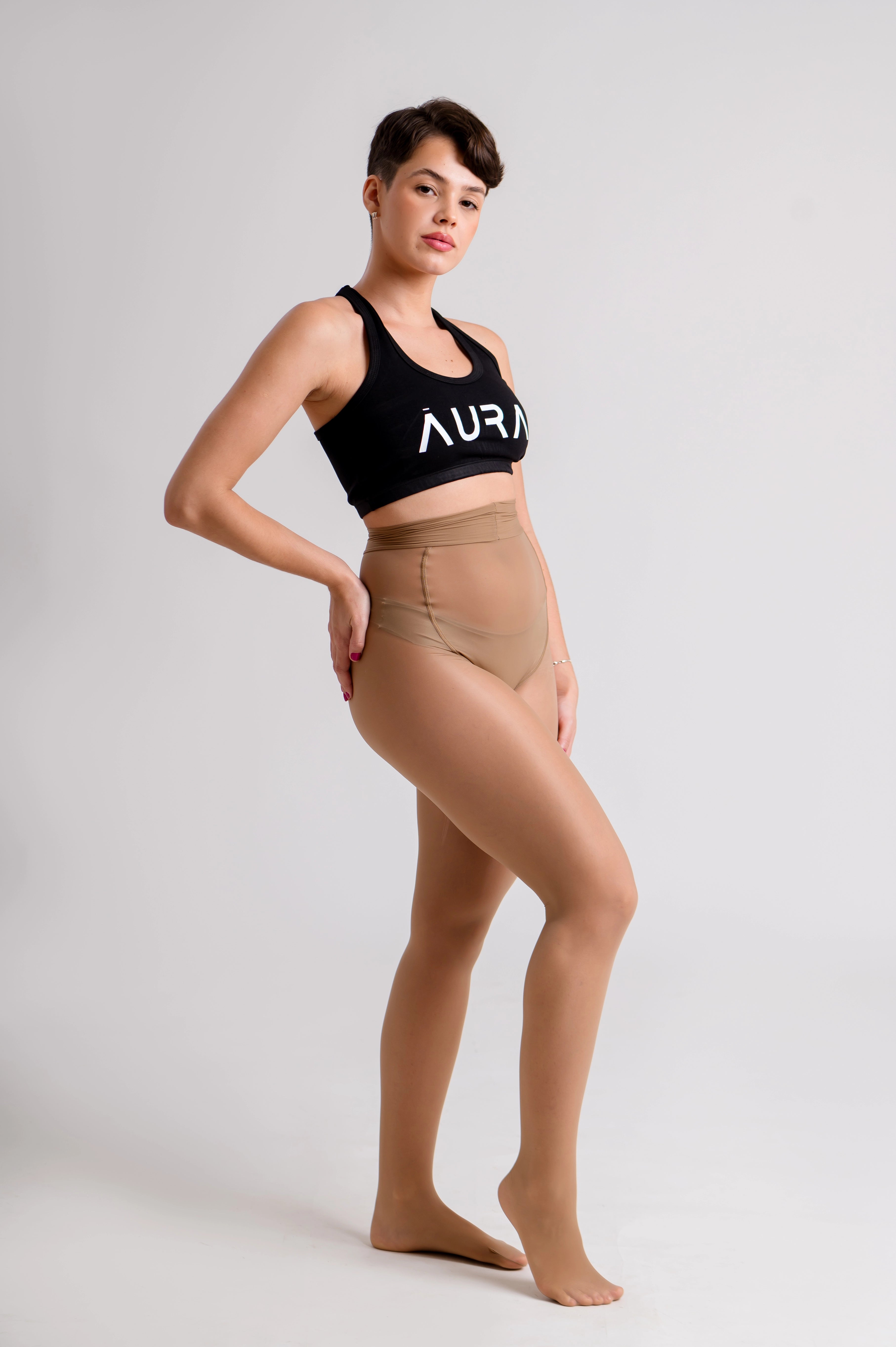 AURA® - Meia calça indestrutível fio20